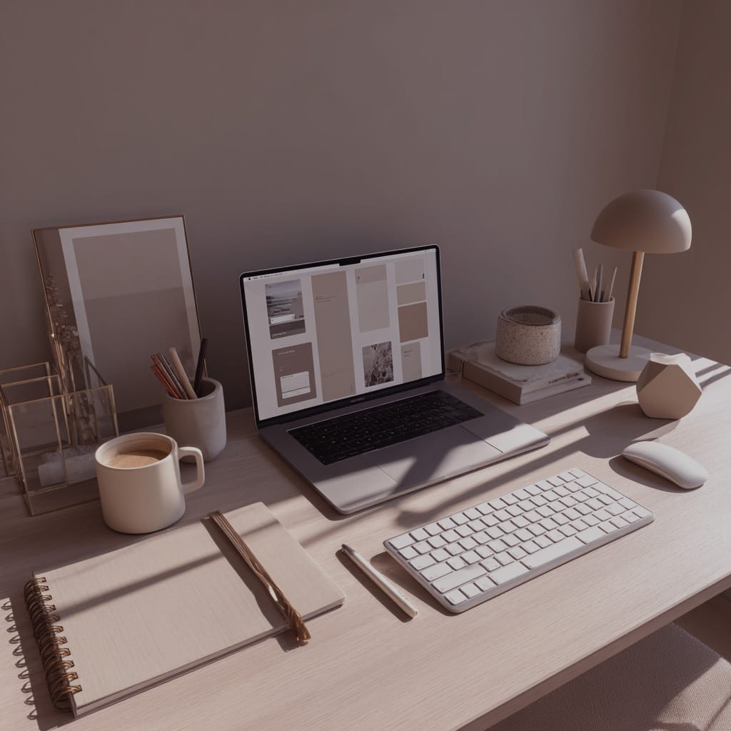 Strukturierte Website-Planung am Arbeitsplatz